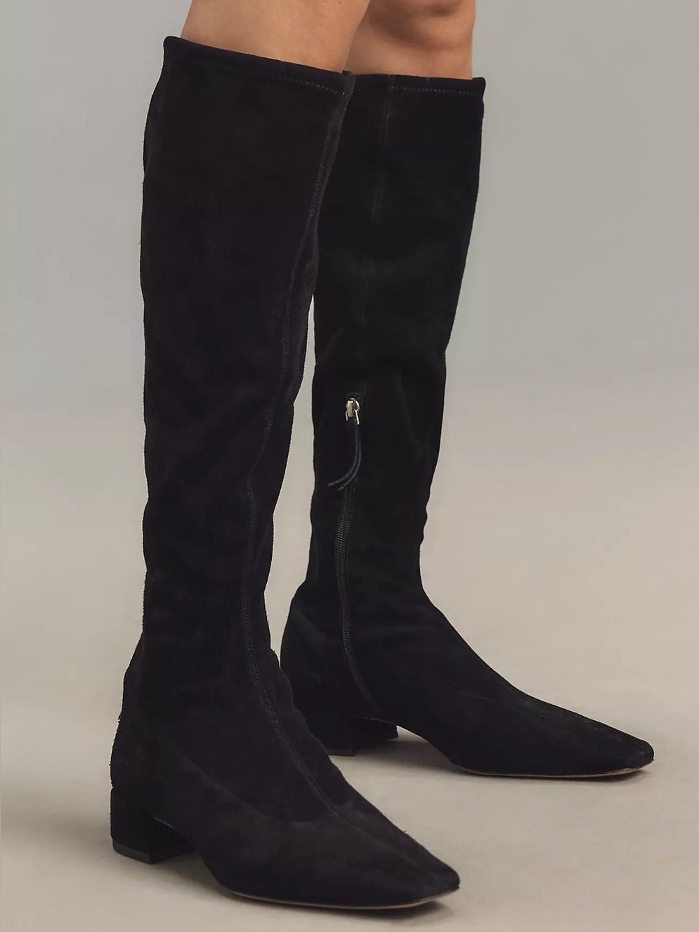 Reformation Raven Knee-High Boots Black
